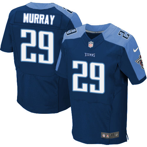 Men's Elite DeMarco Murray Nike Jersey Navy Blue Alternate - #29 NFL Tennessee Titans